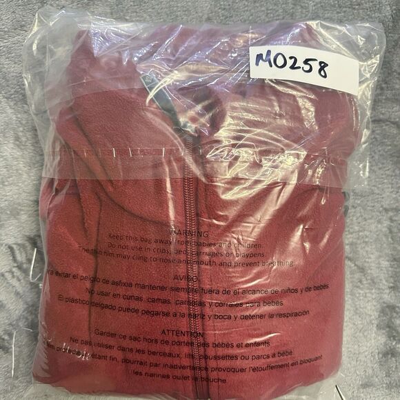 Columbia Sweatshirt Mens XL Red Zip Up Schacket Fleece Outdoors - Picture 10 of 10